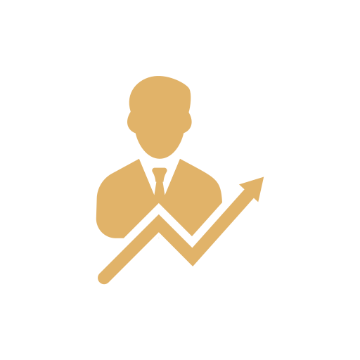 Icon representing professional development